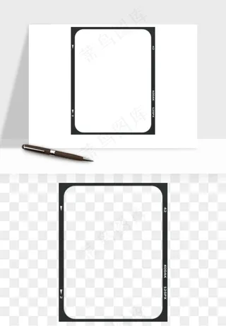 电影黑胶胶片元素png免抠