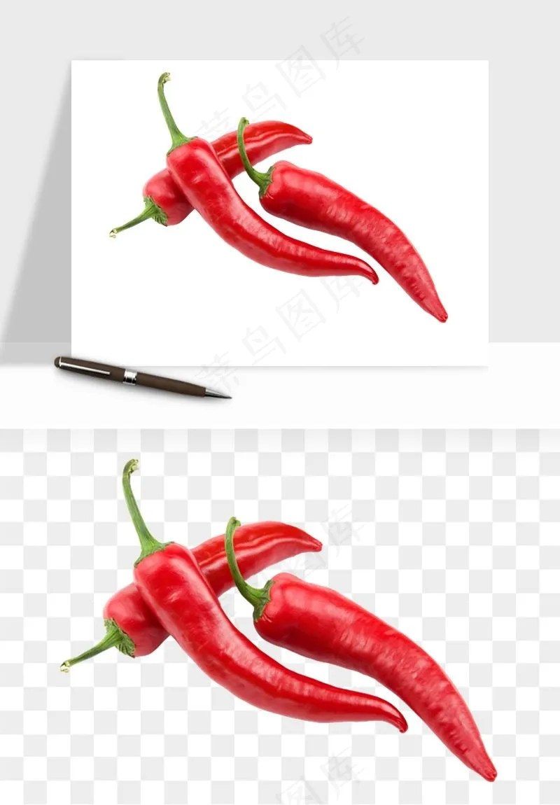 红辣椒尖椒png免抠