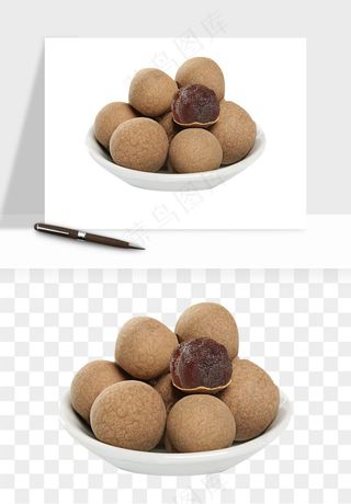龙眼桂圆水果png免抠