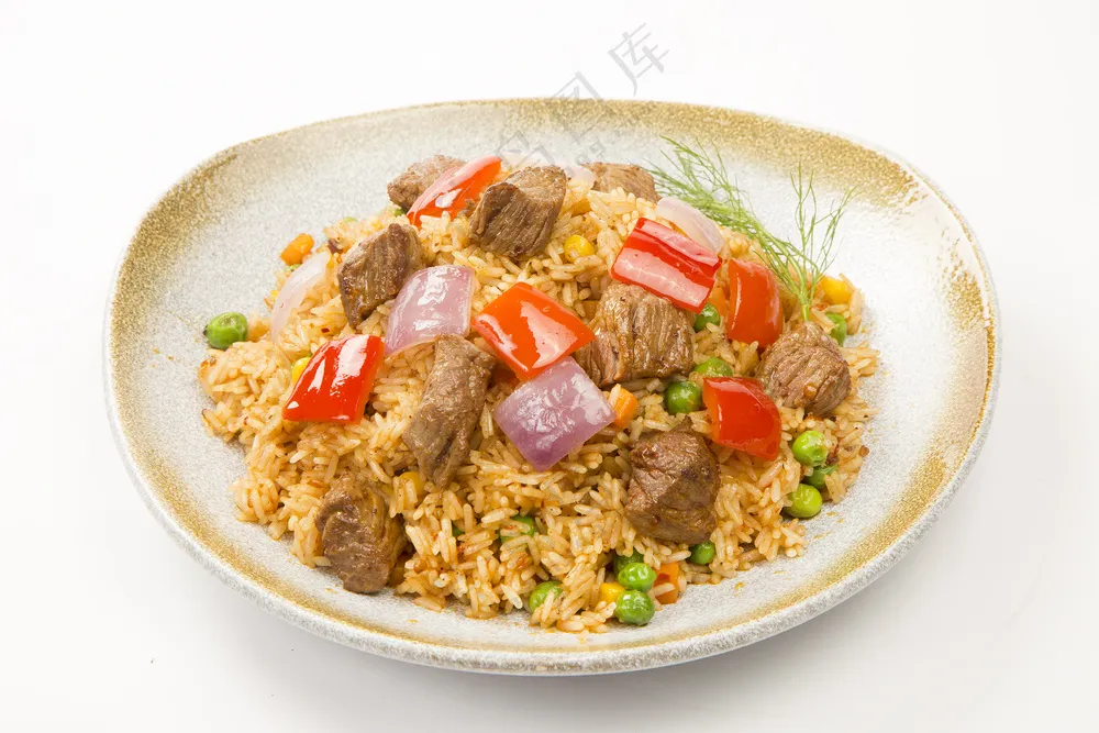 牛肉炒饭图片