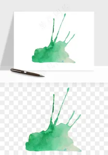 水彩泼墨涂鸦墨迹元素png免抠 水彩泼墨涂鸦墨迹元素png免抠