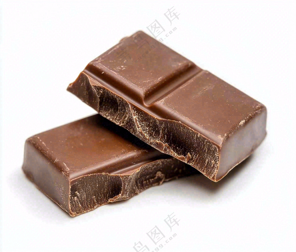 黑巧巧克力美味美食摄影图