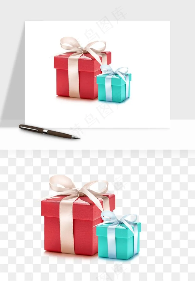 礼盒礼物png免抠