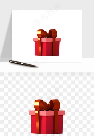 礼盒礼物png免抠