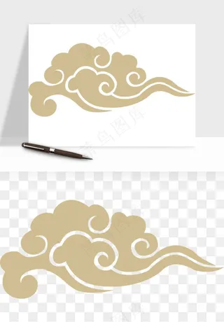 国潮祥云矢量png免抠