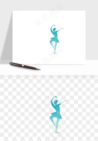 跳舞芭蕾女孩png免抠