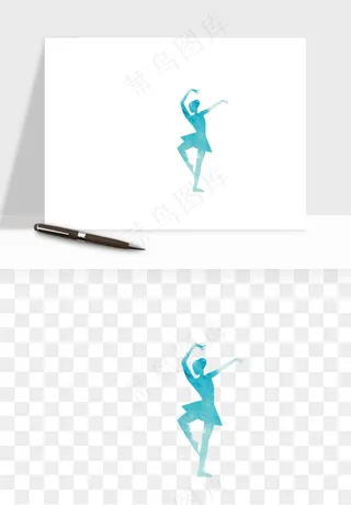 跳舞芭蕾女孩png免抠