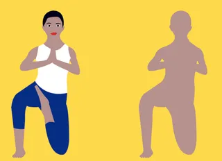 瑜伽体式 奔马式