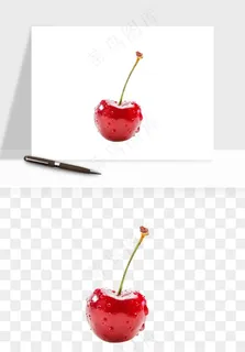 樱桃车厘子水果png免抠