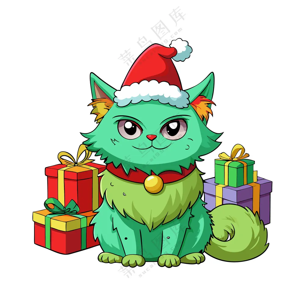 动物圣诞季礼物萌宠小猫