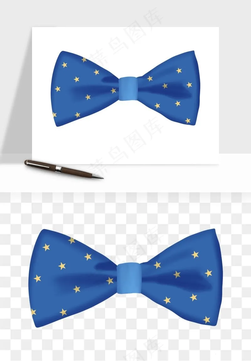 蝴蝶结西装领结png免抠