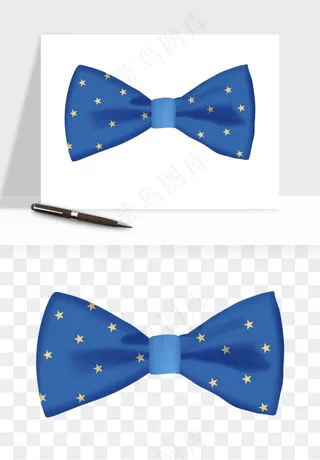 蝴蝶结西装领结png免抠