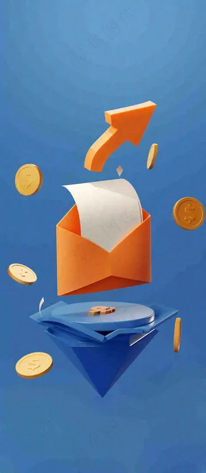 理财业务赚钱金融理财背景