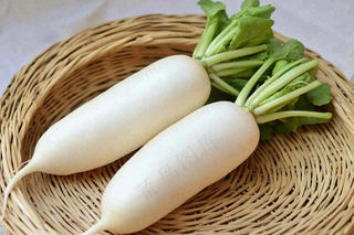 白萝卜蔬菜摄影图