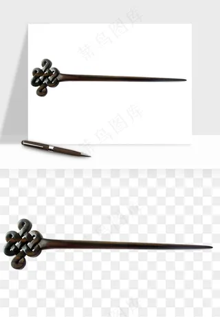 古风发簪头饰配饰png免抠