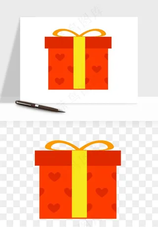 礼盒礼物png免抠