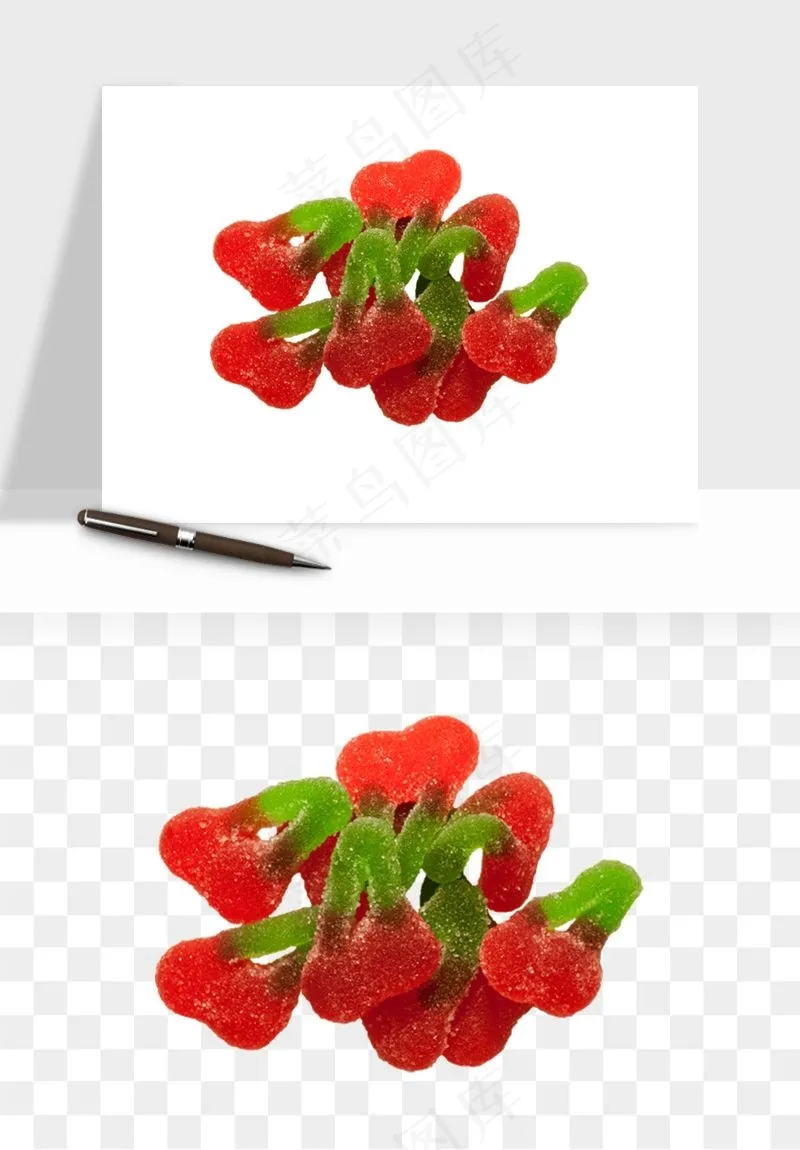 糖果糖豆彩虹糖png免抠