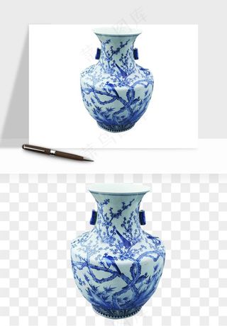 青花瓷陶瓷png免抠