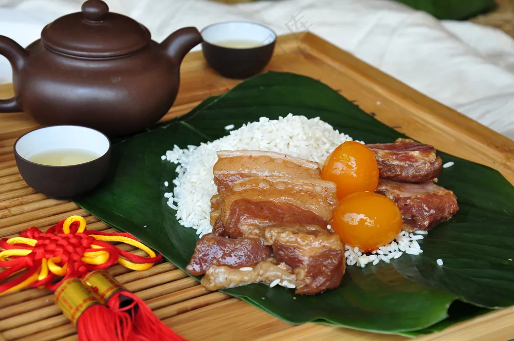 肥肉粽子照片图片包粽子粽子摄影裹粽籺粽子摄影端午节