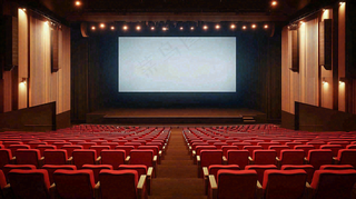 豪华电影院观影厅场景摄影图
