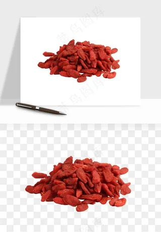 枸杞养生中药png免抠