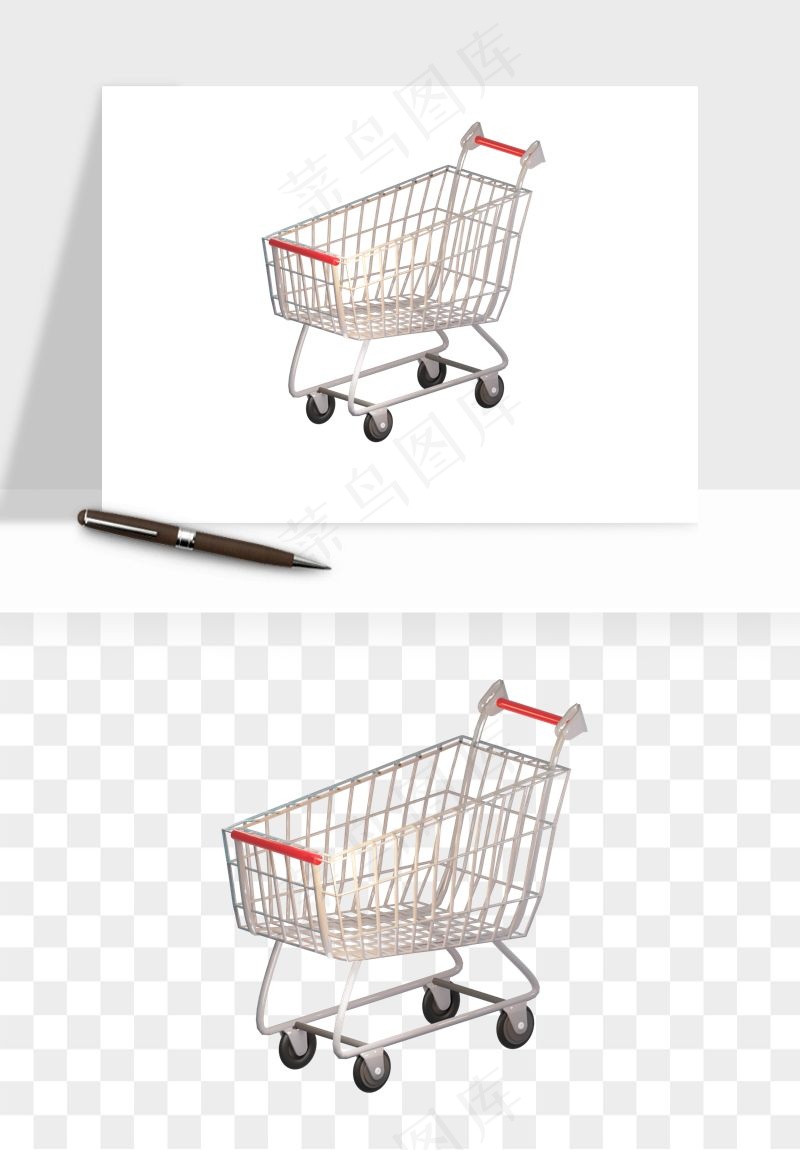 购物车购物篮png免抠图