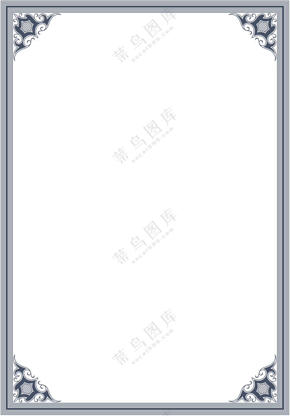 欧式花纹边框元素 (1)