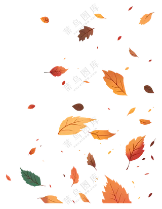 秋天落叶元素