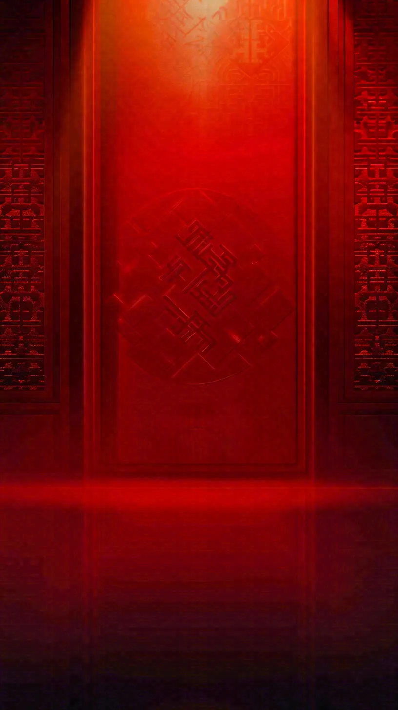 中国红国风纹理节日喜庆国庆小年除夕夜元宵节背景