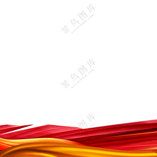 金色与红色搭配的边框装饰PNG素材