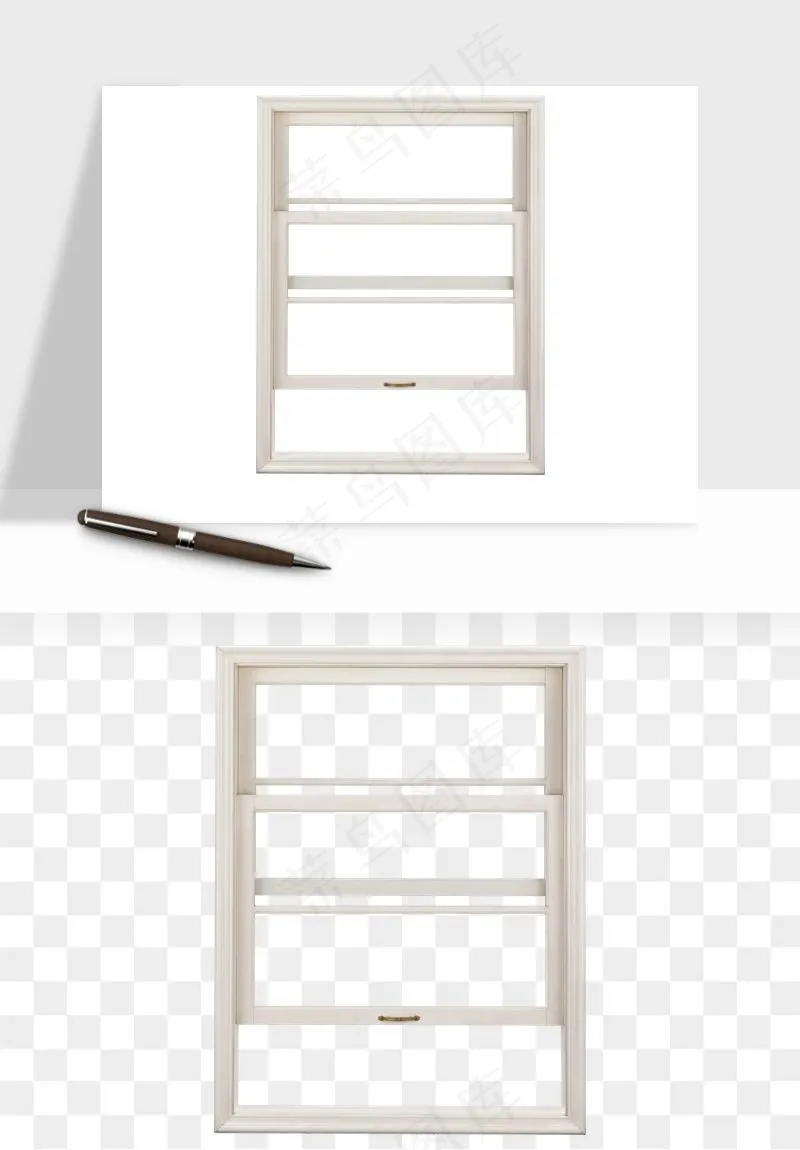 简约窗户png免抠