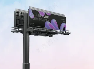 户外广告牌海报样机-17