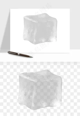 冰块清爽png免抠