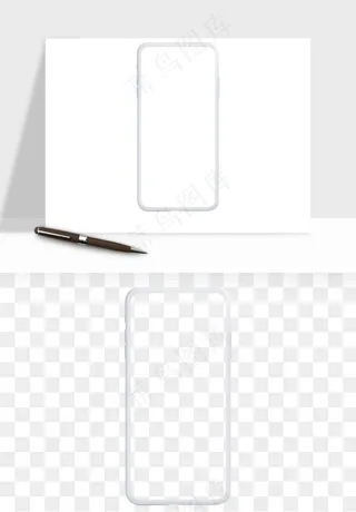 手机样机边框元素png免抠