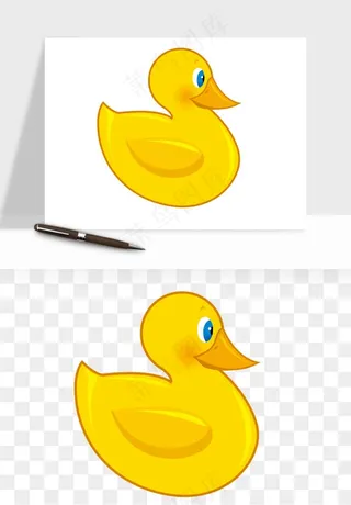 小黄鸭png免抠