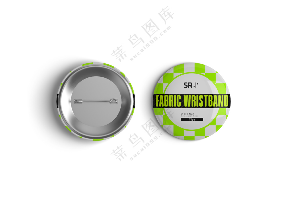 金属徽章胸章logo胸针吧唧文创样机01