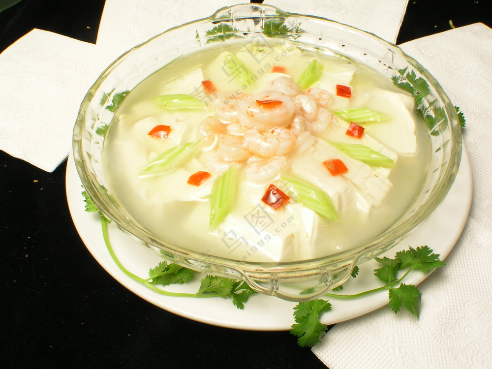 豆花虾仁图片
