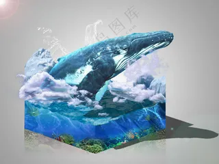 海洋立体方块制作