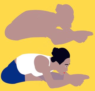 瑜伽体式 单腿背部伸展式