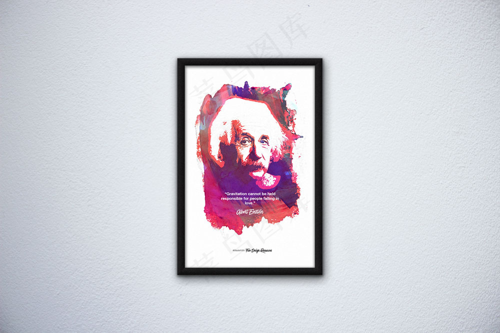 挂墙画框装饰画海报psd素材-274