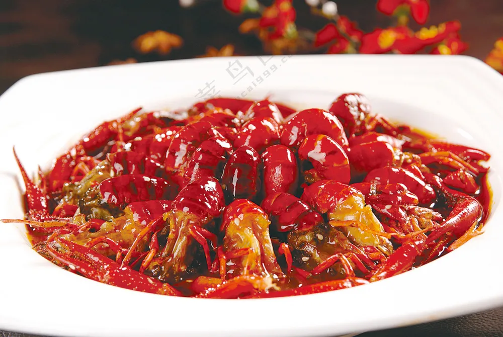 油焖小龙虾美食图片