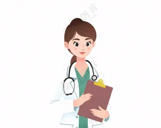 医生护士卡通人物免抠