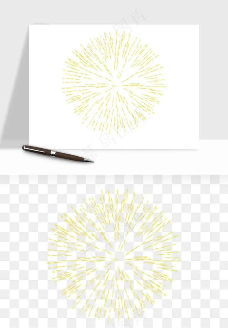 卡通烟花烟火礼花png免抠