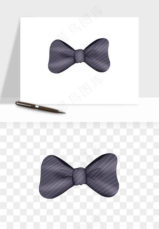 蝴蝶结西装领结png免抠
