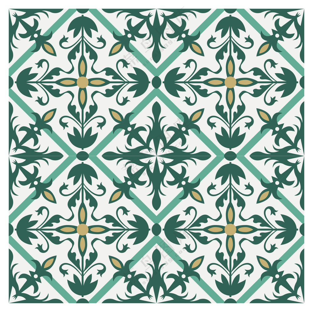 对称重复装饰图案花纹 (3)