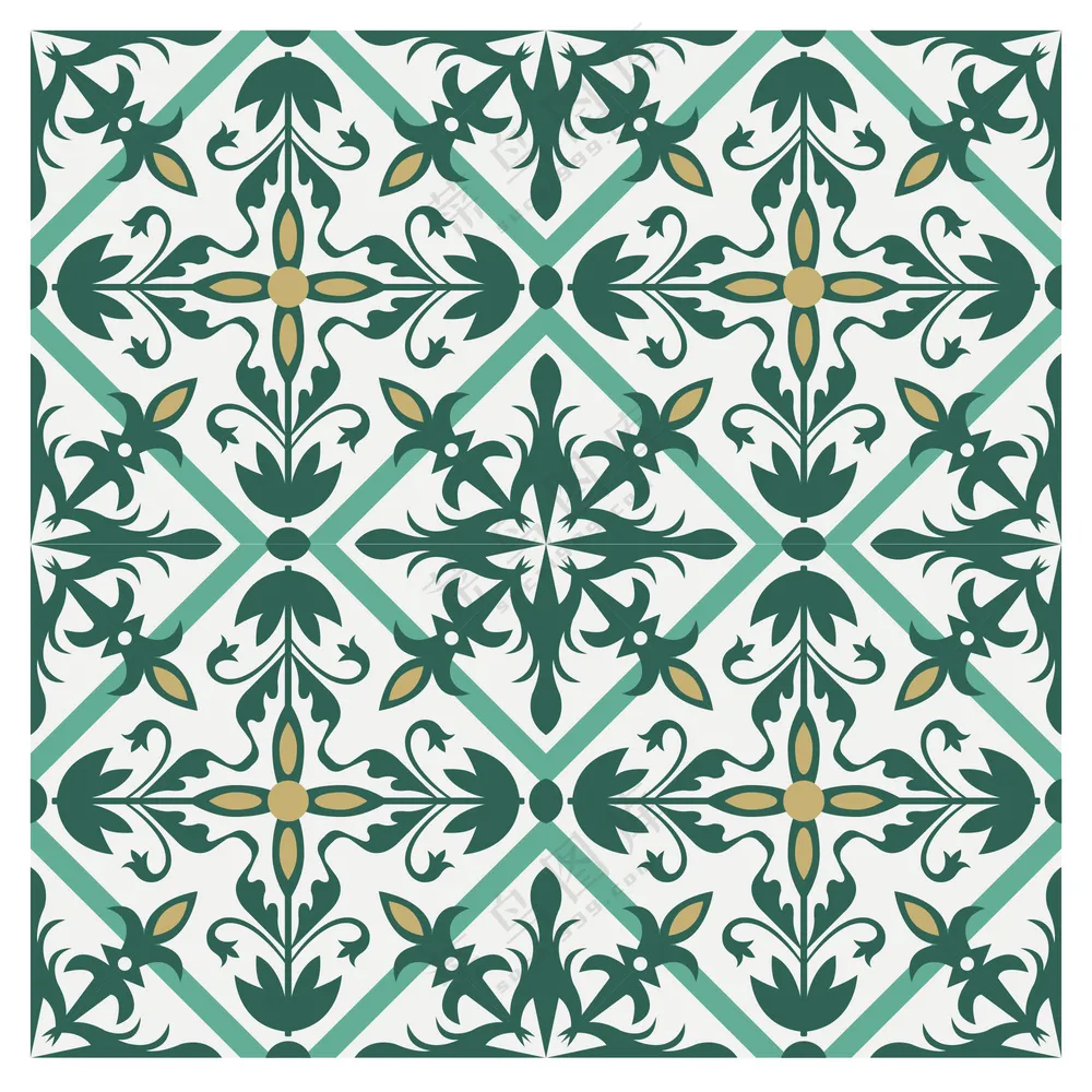 对称重复装饰图案花纹 (3)