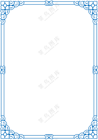 欧式花纹边框元素 (3)