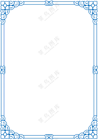 欧式花纹边框元素 (3)