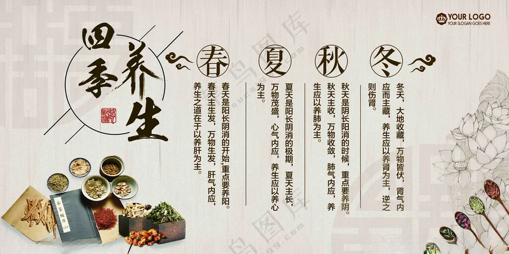 四季养生中药PSD