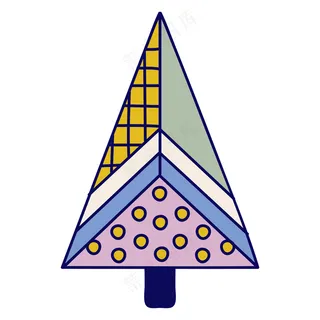 圣诞树1 民族风装饰小元素